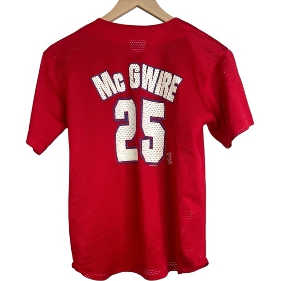 Vintage 1999 MLB True Fan Youth #25 Mark McGwire St. Louis Cardinals Jersey - Picture 3 of 3